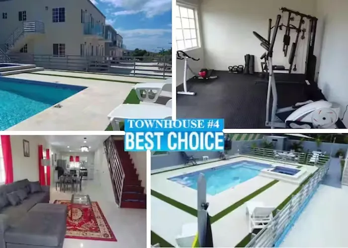 Mirando Place #4---Beach Club Access, ,Pool, Hottub, Gym,3 Lounges, Townhouse #4 -Airport 10 Mins